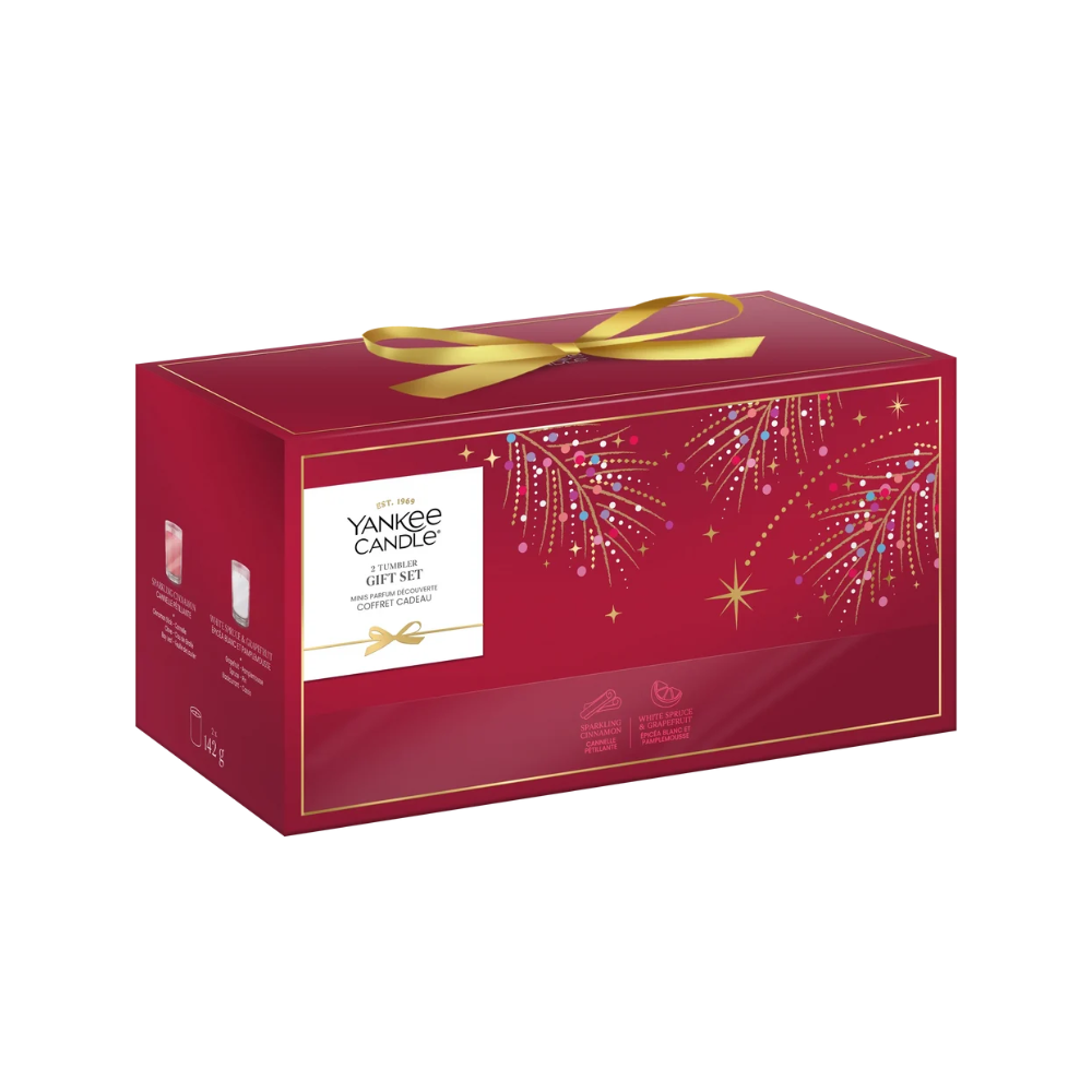 Yankee Candle - Gifted Moments - 2 Medium Tumbler - Kerst Cadeauset