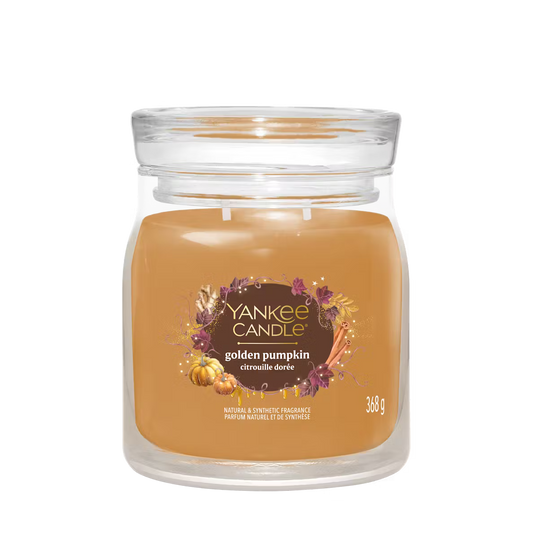 Yankee Candle Golden Pumpkin Medium Jar
