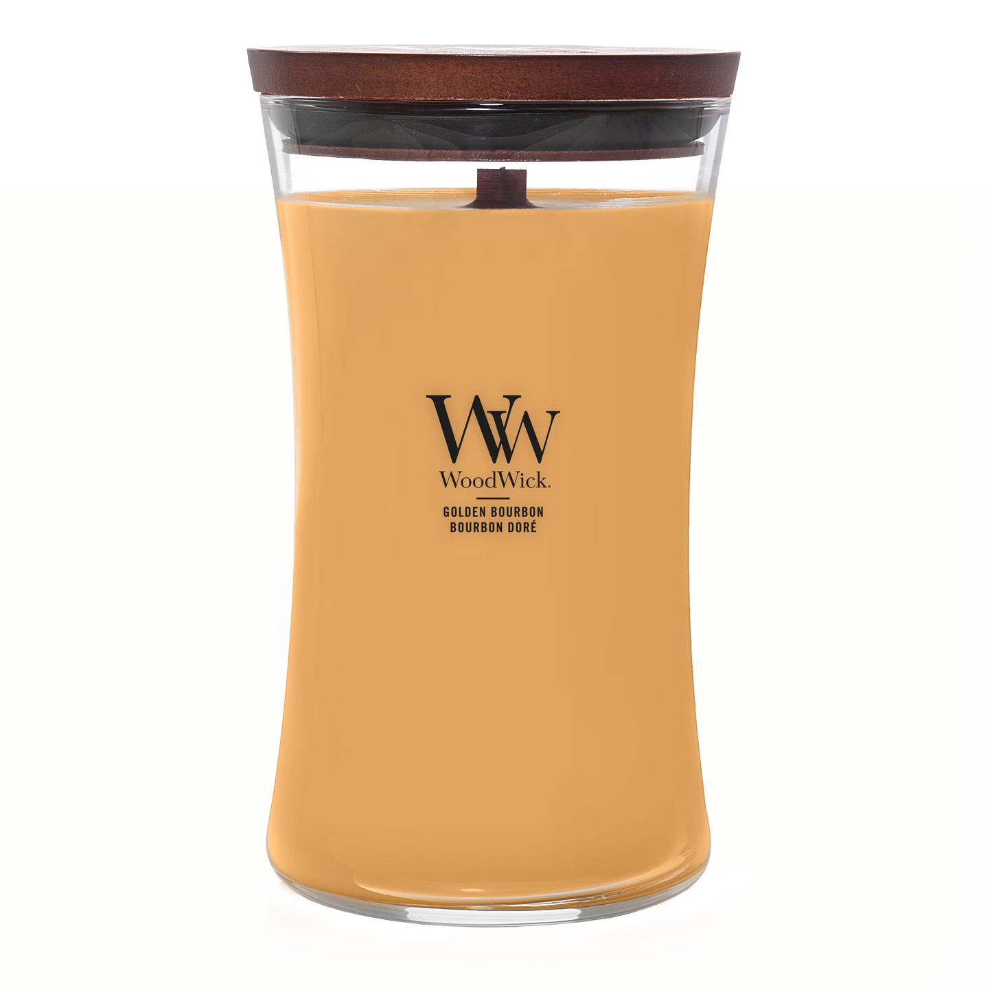 WoodWick Golden Bourbon Large Candle - Yankee Candle & WoodWick