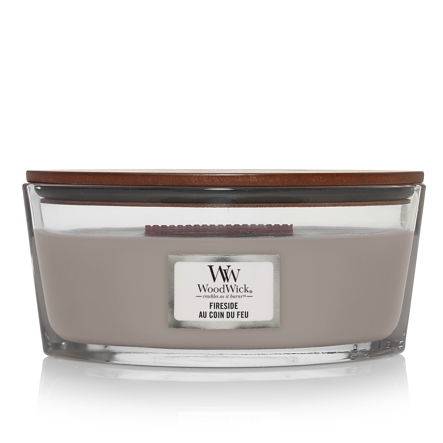 WoodWick Fireside Ellipse Candle