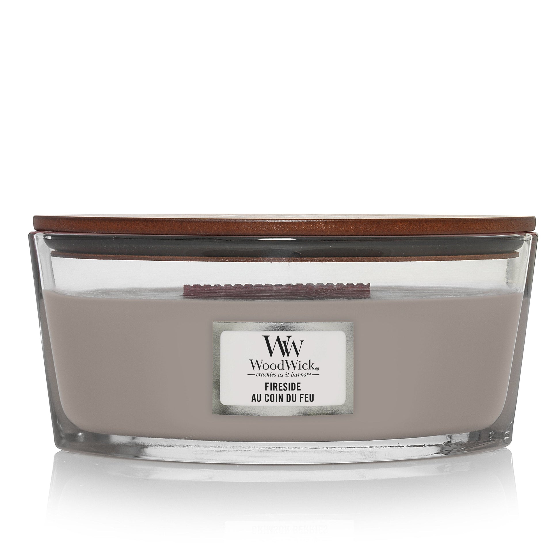 WoodWick Fireside Ellipse Candle