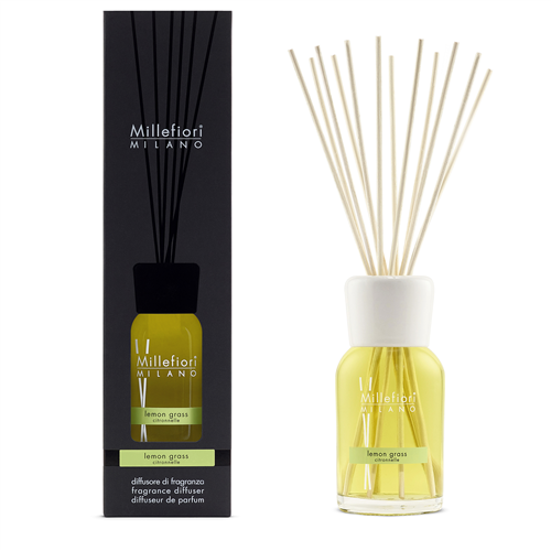 Millefiori Milano Reed Diffuser 500 ml Lemon Grass - Yankee Candle & WoodWick