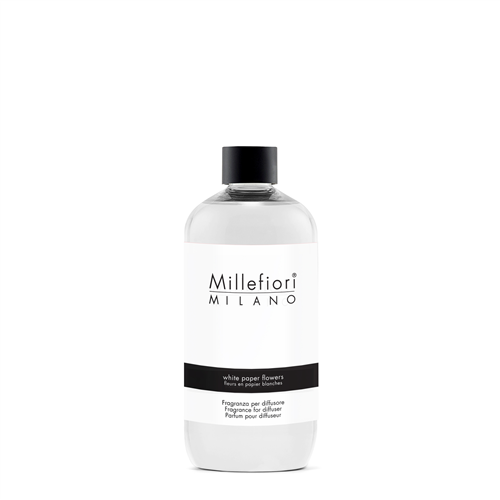 Millefiori Milano Refill 500 ml White Paper Flowers - Yankee Candle & WoodWick