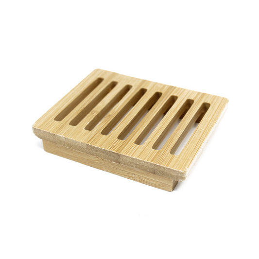 Scents & Soaps Soap Dish Wood Grooves