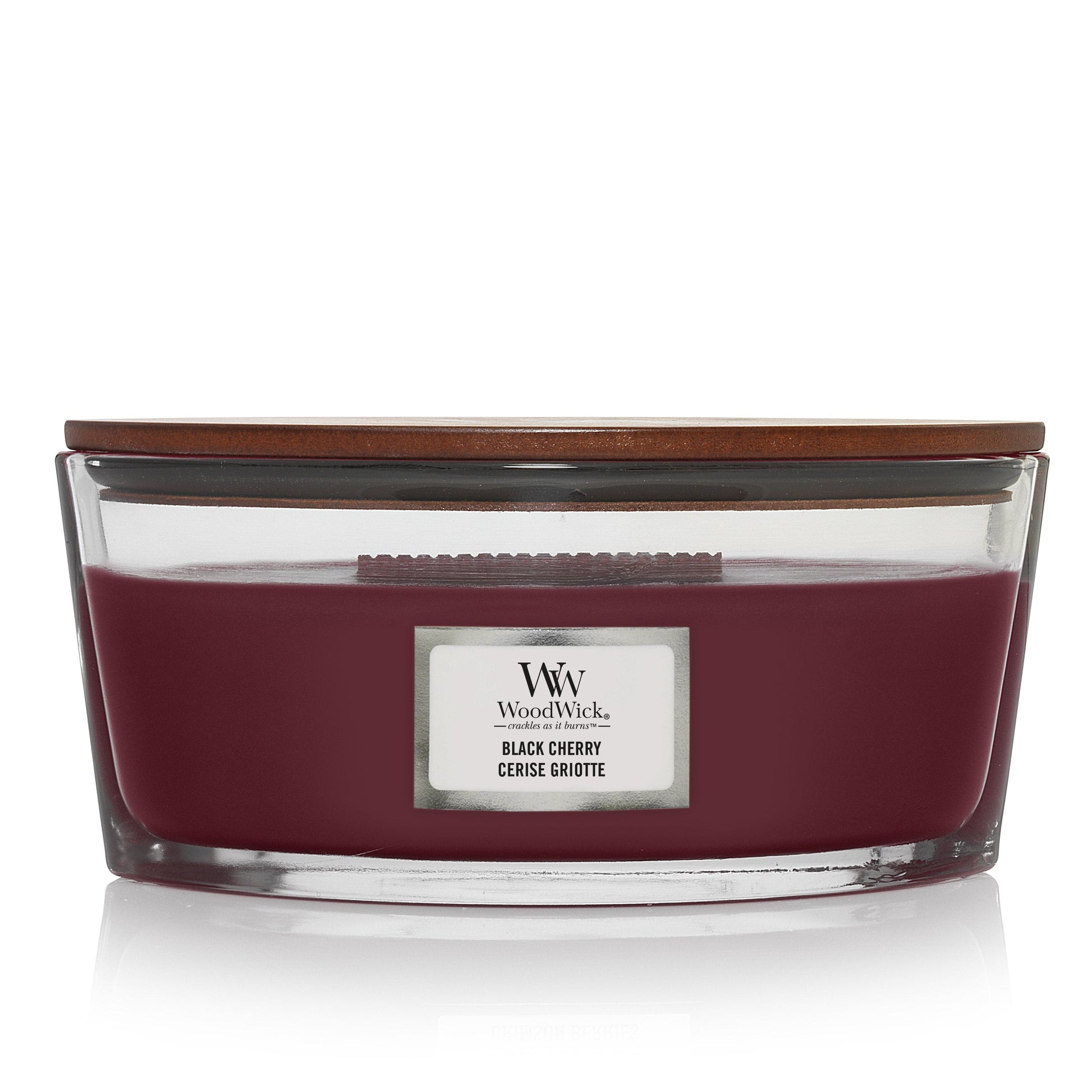 WoodWick Black Cherry Ellipse Candle