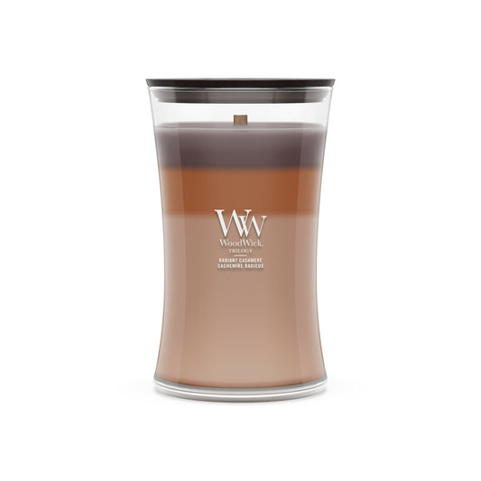 WoodWick Radiant Cashmere Large Trilogy Candle