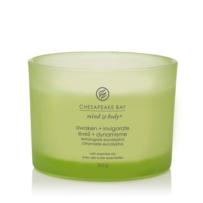 Chesapeake Bay Lemongrass Eucalyptus 3-Wick Candle