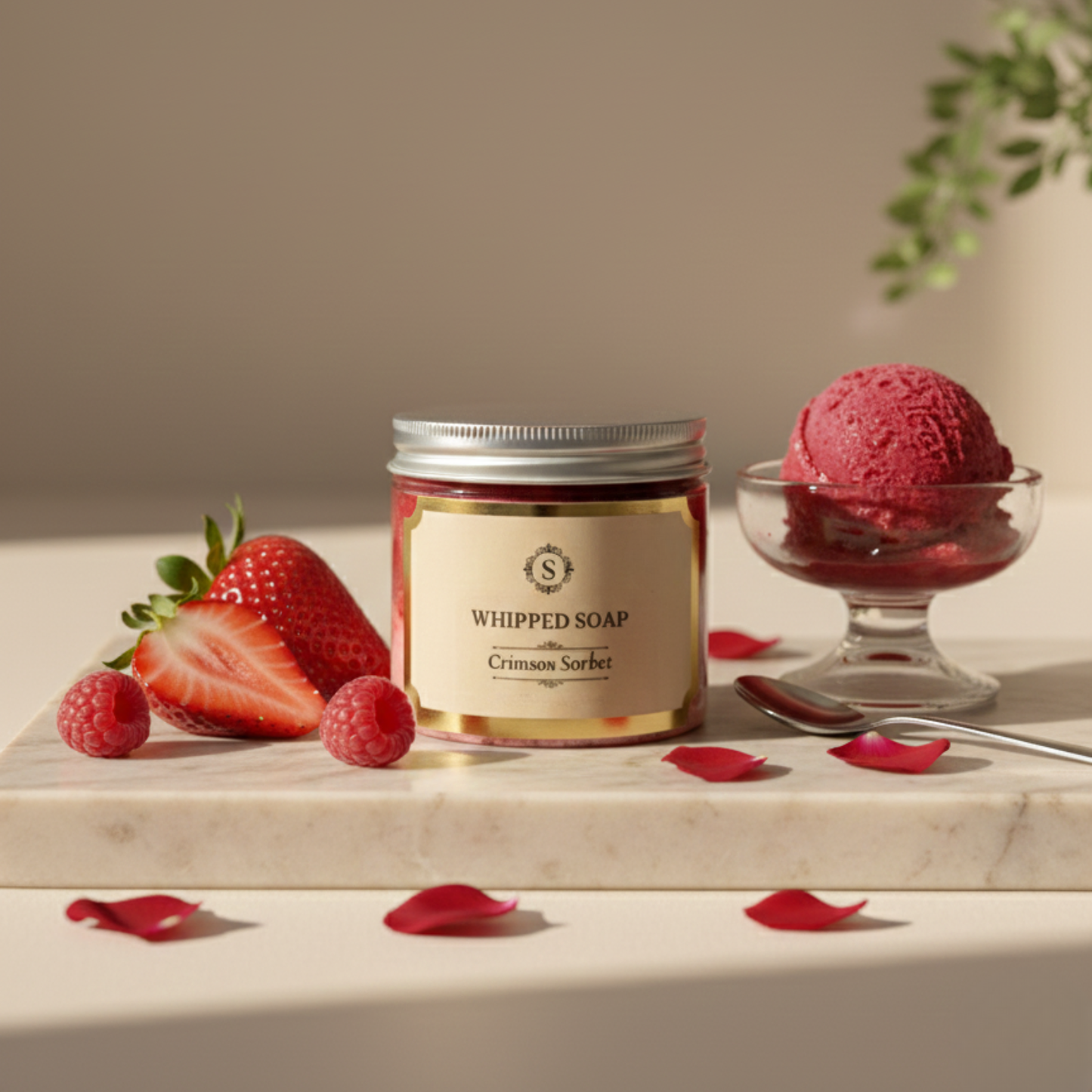 Scents & Soaps Whipped Soap Crimson Sorbet 120g