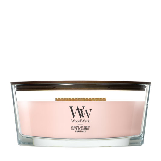 WoodWick Coastal Sunberry Ellipse Candle