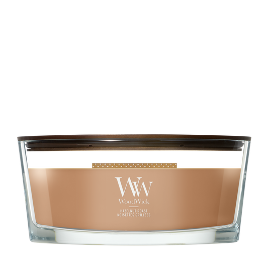 WoodWick Hazelnut Roast Ellipse Candle