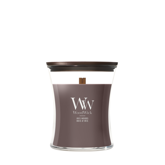 WoodWick Iris Woods Medium Candle