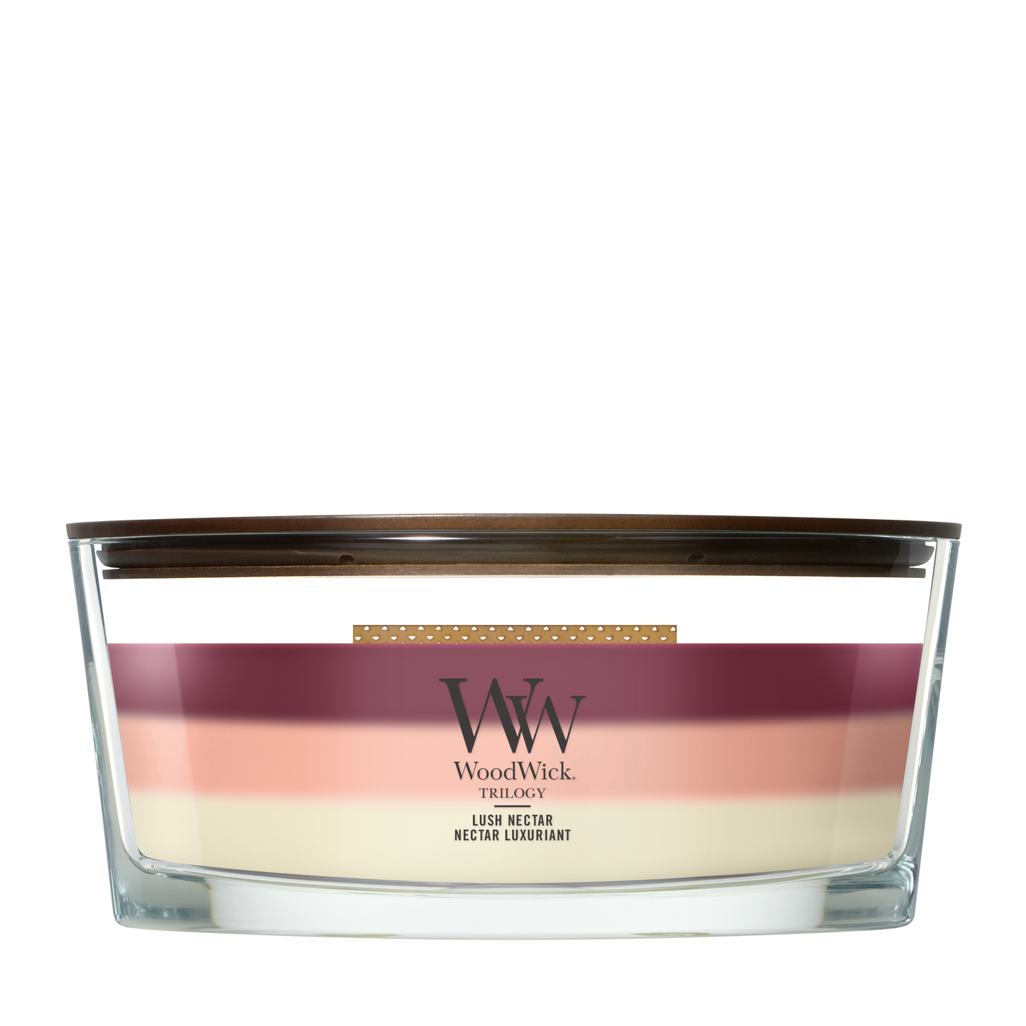WoodWick Lush Nectar Ellipse Trilogy Candle