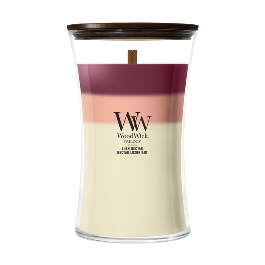 WoodWick Lush Nectar Large Trilogy Candle