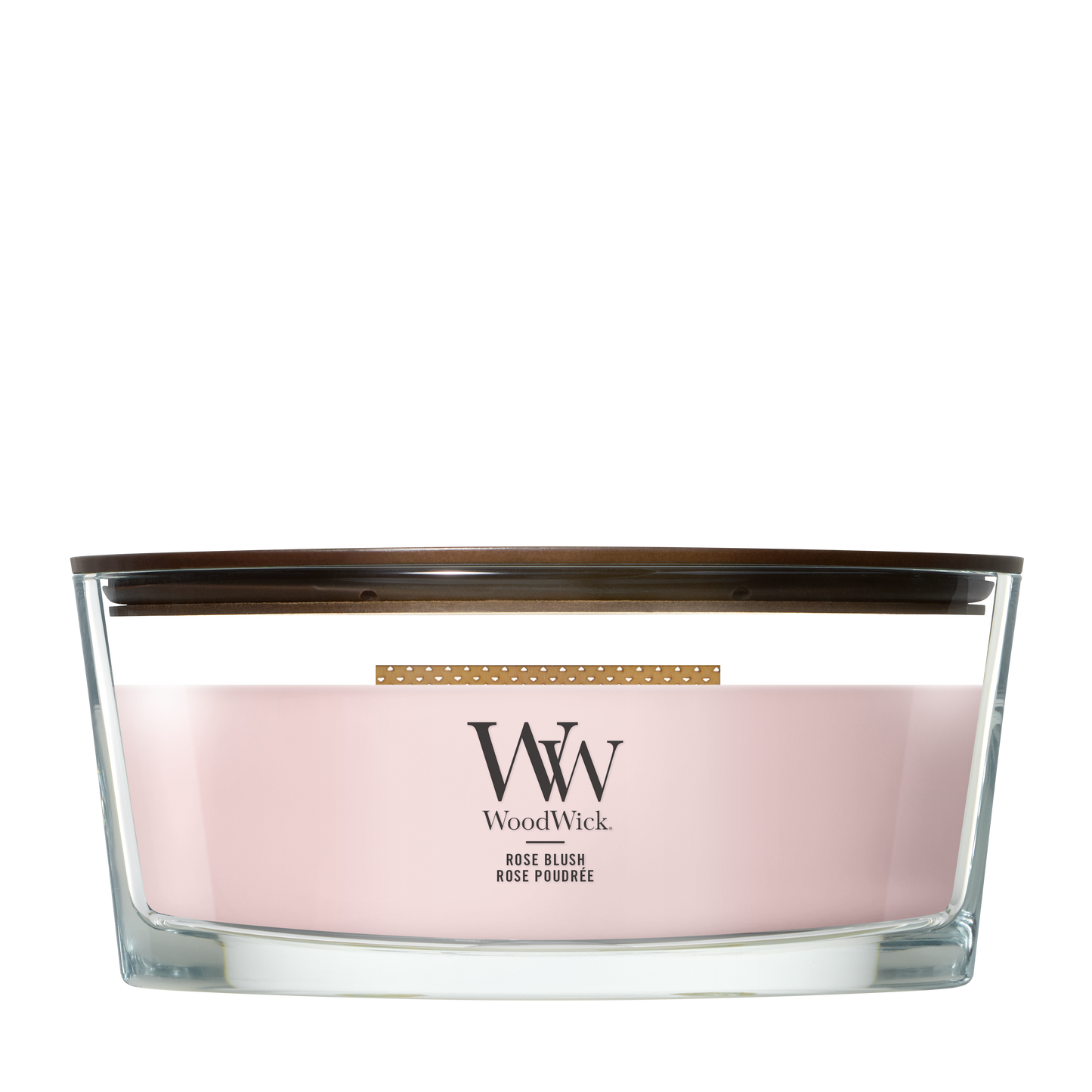 WoodWick Rose Blush Ellipse Candle