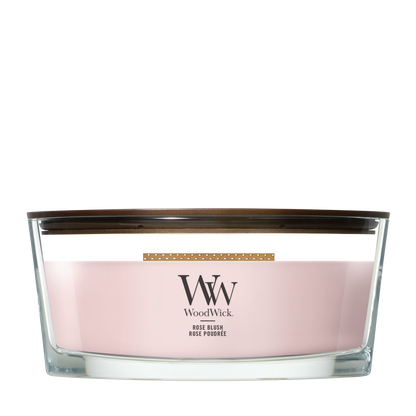 WoodWick Rose Blush Ellipse Candle
