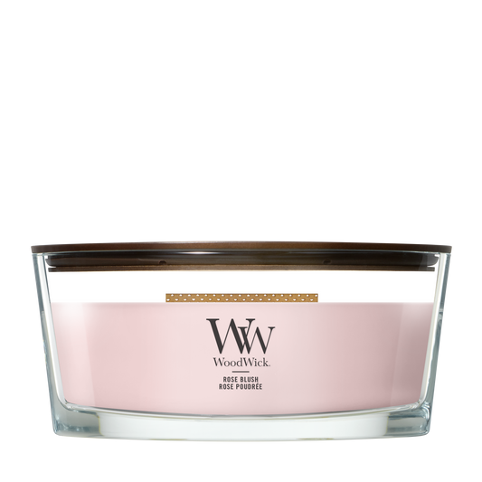 WoodWick Rose Blush Ellipse Candle