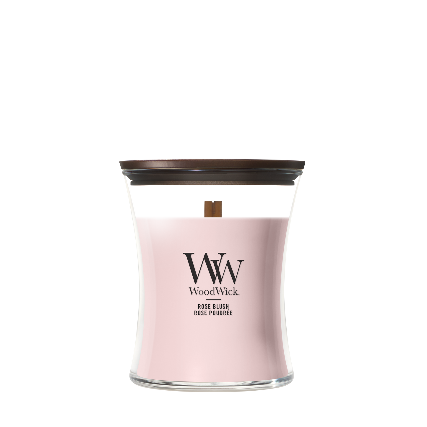 WoodWick Rose Blush Medium Candle