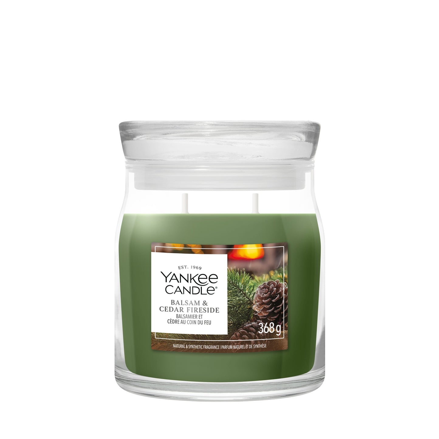 Yankee Candle Balsam & Cedar Fireside Medium Jar