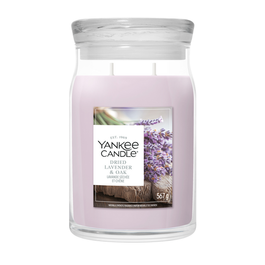 Yankee Candle Dried Lavender & Oak Large Jar