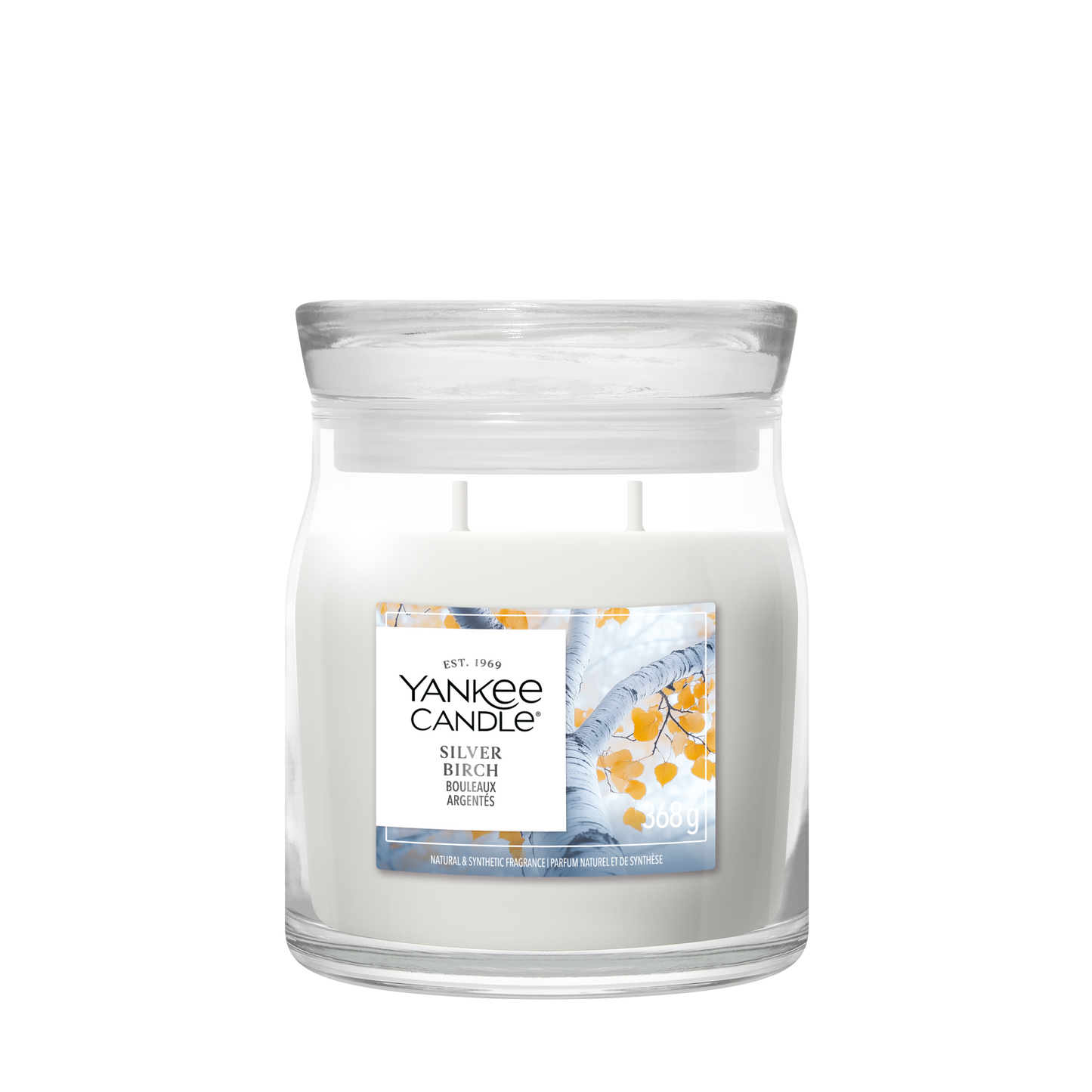 Yankee Candle Silver Birch Medium Jar