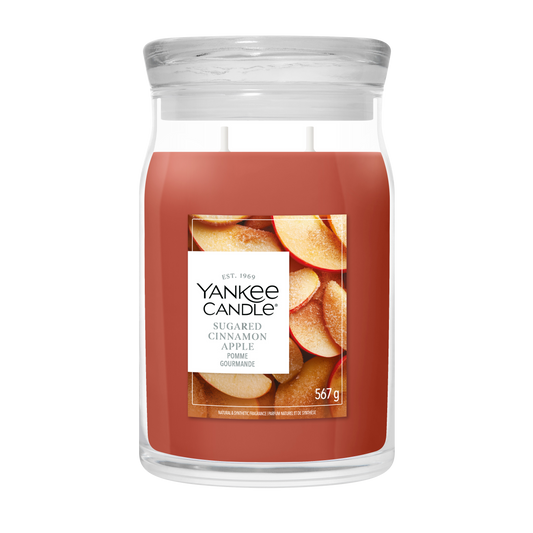 Yankee Candle Sugared Cinnamon Apple Large Jar