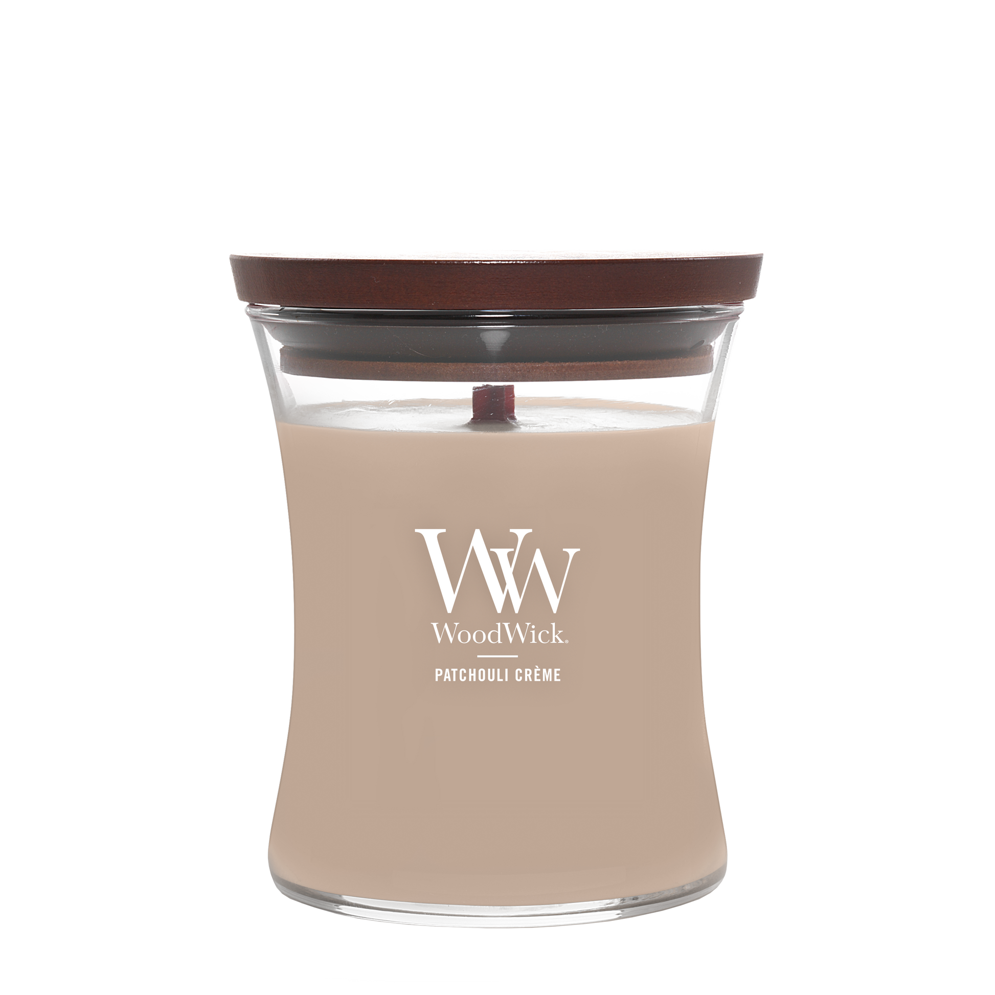 WoodWick Patchouli Crème Medium Candle - Yankee Candle & WoodWick