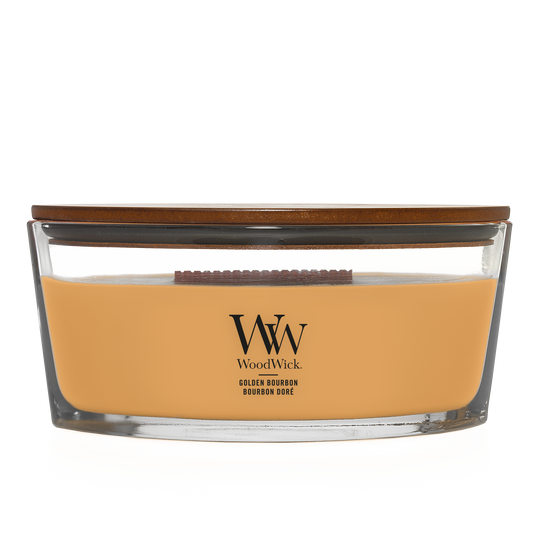 WoodWick Golden Bourbon Ellipse Candle - Yankee Candle & WoodWick