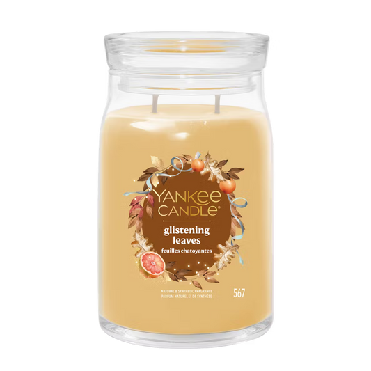 Yankee Candle Glistening Leaves Large Jar