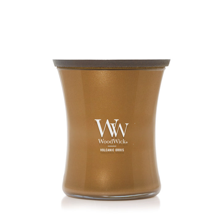 WoodWick Precious Metals Volcanic Orris Medium Candle
