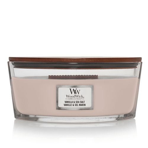 WoodWick Vanilla & Sea Salt Ellipse Candle