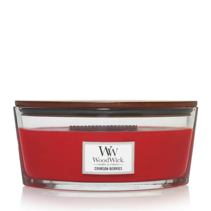 WoodWick Crimson Berries Ellipse Candle bestellen