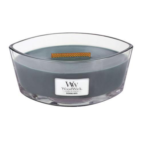 WoodWick Evening Onyx Ellipse Candle