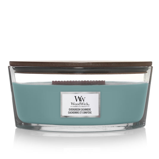 WoodWick Evergreen Cashmere Ellipse Candle bestellen