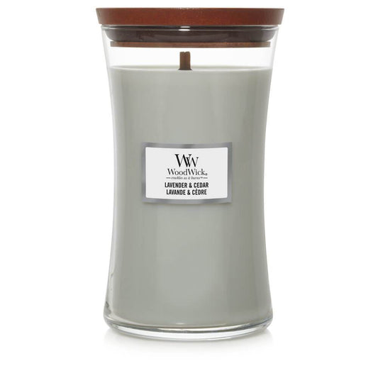 WoodWick Lavender & Cedar Large Candle