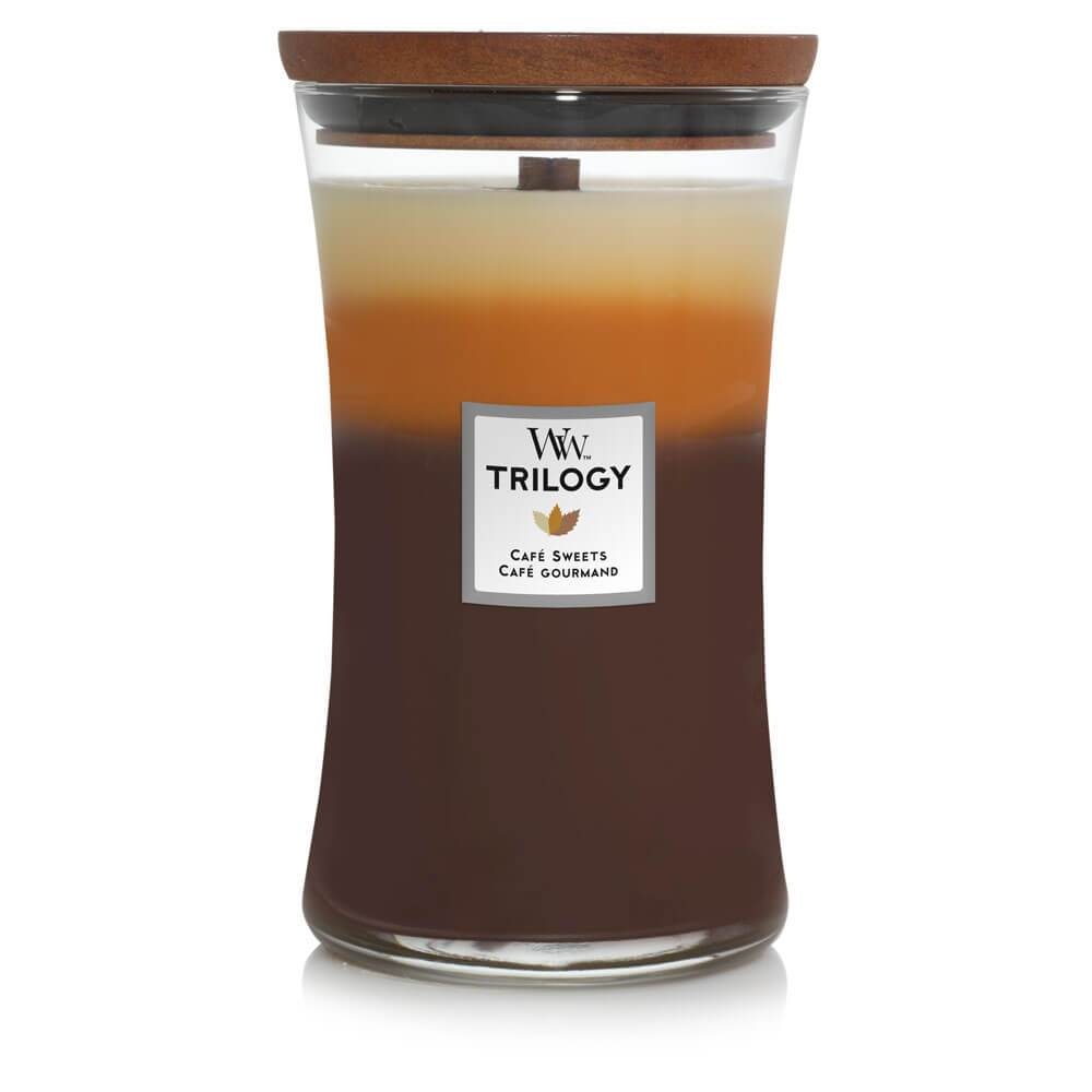 WoodWick Trilogy Café Sweets Large Candle