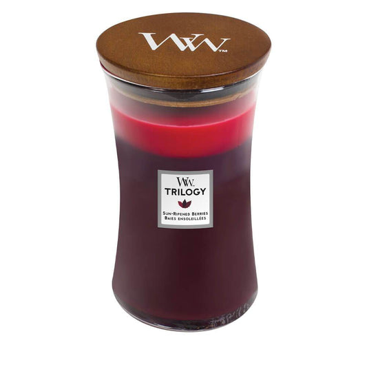 WoodWick Trilogy Sun Ripened Berries Large Candle bestellen