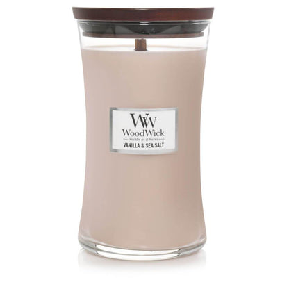 WoodWick Vanilla & Sea Salt Large Candle