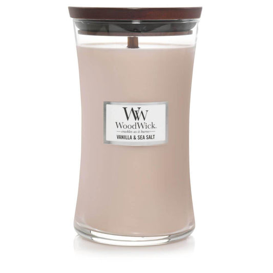 WoodWick Vanilla & Sea Salt Large Candle