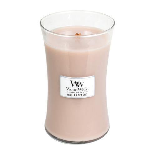 WoodWick Vanilla & Sea Salt Large Candle