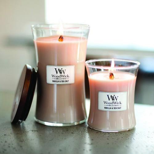 WoodWick Vanilla & Sea Salt Large Candle