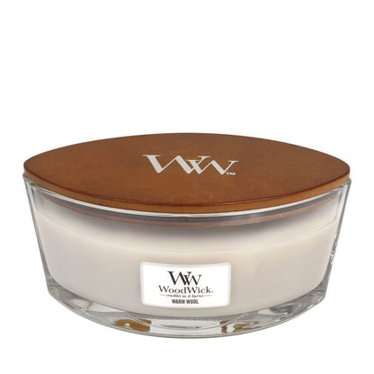 WoodWick Warm Wool Ellipse Candle