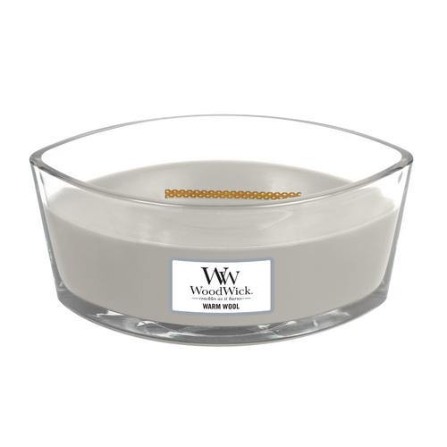 WoodWick Warm Wool Ellipse Candle