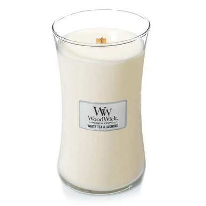 WoodWick White Tea & Jasmine Large Candle