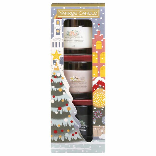 Yankee Candle Passport To The Holidays 3 Filled Votive Gift Set