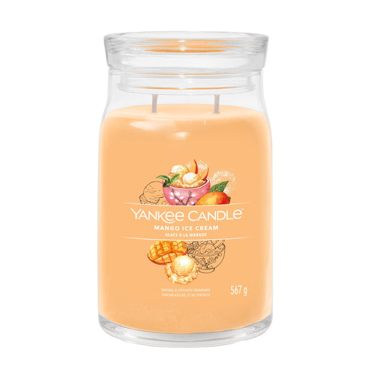 Yankee Candle Mango Ice Cream Large Jar